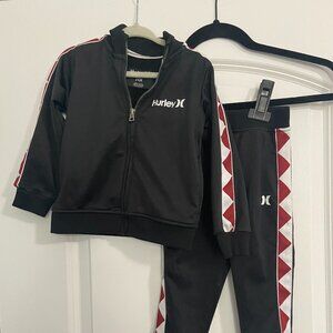 24M 2T Toddler Hurley Matching Tracksuit Jacket and Sweatpants